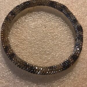 Sparkling Multi-Tone Crystal Bangle Bracelet - Women